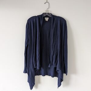 Motherhood Maternity Navy Blue Cotton Nursing Cardigan S/M